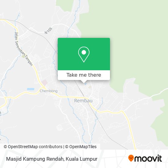 Masjid Kampung Rendah map
