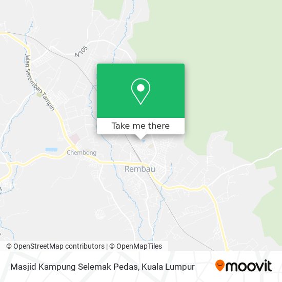Masjid Kampung Selemak Pedas map