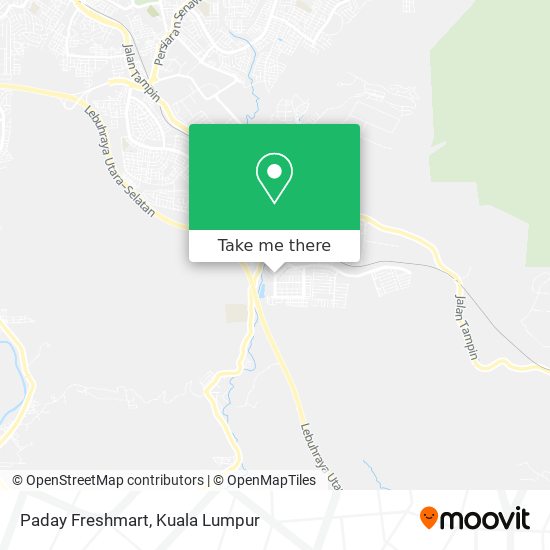 Paday Freshmart map