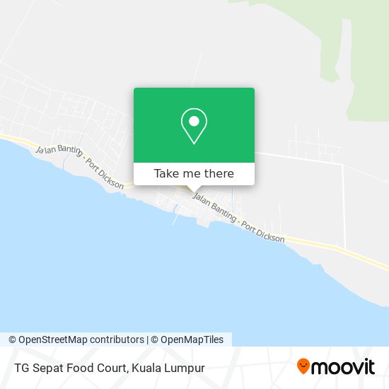 TG Sepat Food Court map