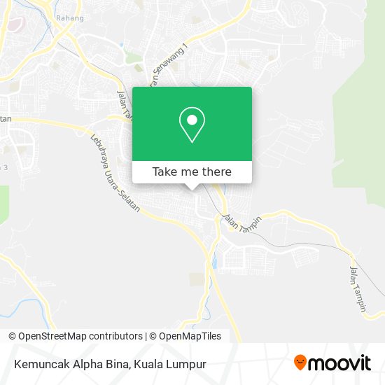 Kemuncak Alpha Bina map