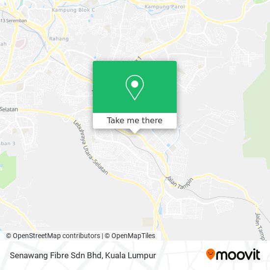 Peta Senawang Fibre Sdn Bhd