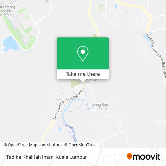 Tadika Khalifah Iman map