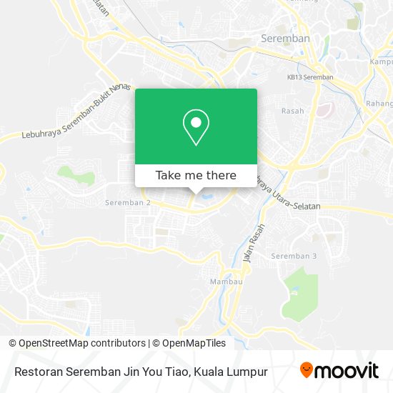 Restoran Seremban Jin You Tiao map