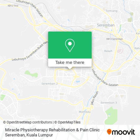 Peta Miracle Physiotherapy Rehabilitation & Pain Clinic Seremban