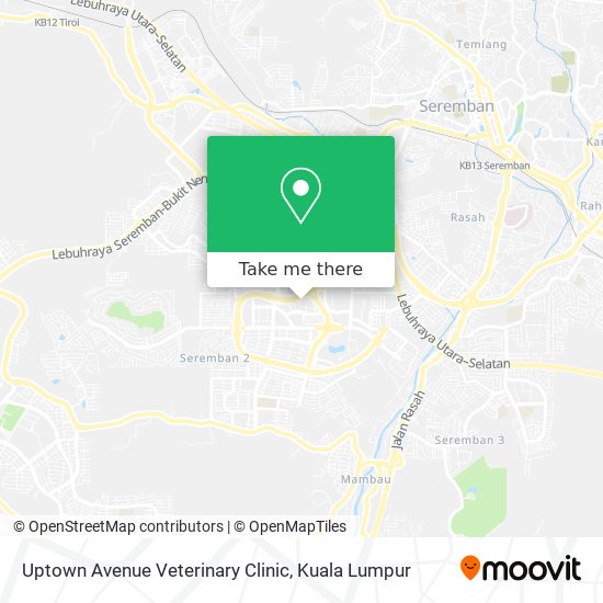 Uptown Avenue Veterinary Clinic map