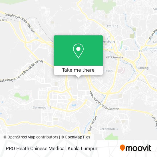 PRO Heath Chinese Medical map