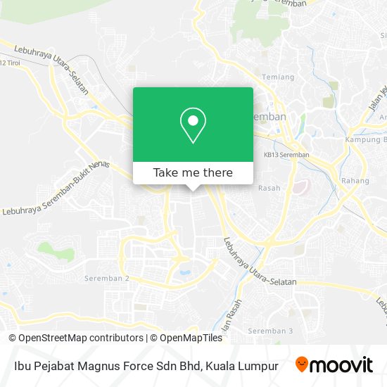 Ibu Pejabat Magnus Force Sdn Bhd map