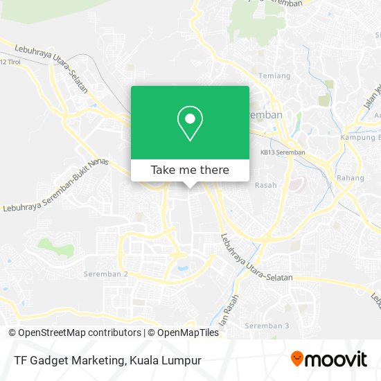 TF Gadget Marketing map