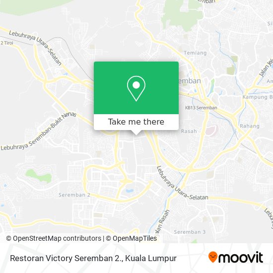 Restoran Victory Seremban 2. map