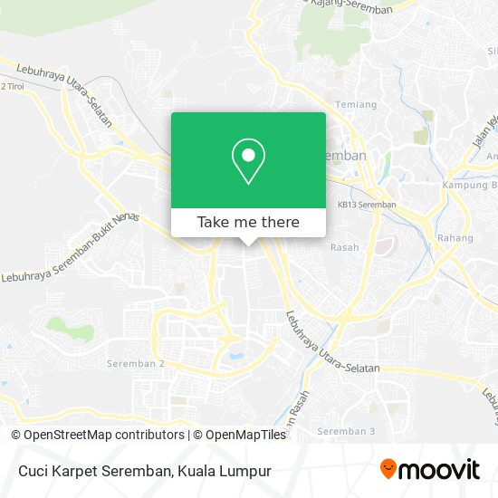 Peta Cuci Karpet Seremban