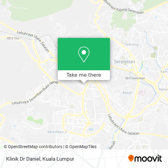 Klinik Dr Daniel map