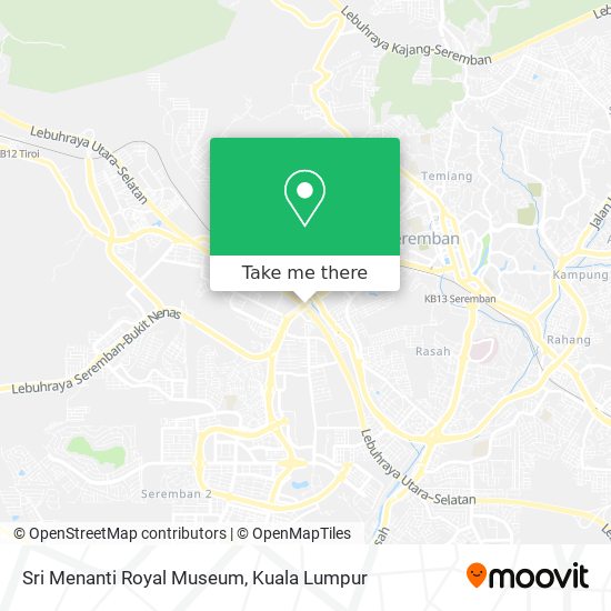 Sri Menanti Royal Museum map