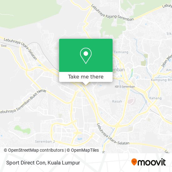 Sport Direct Con map