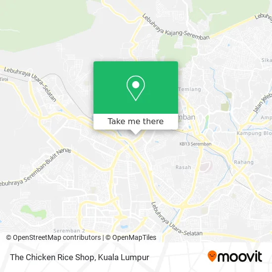 The Chicken Rice Shop map