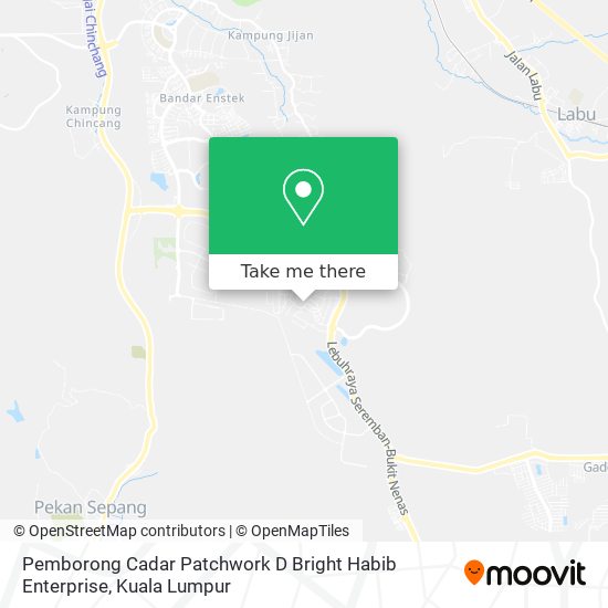 Pemborong Cadar Patchwork D Bright Habib Enterprise map