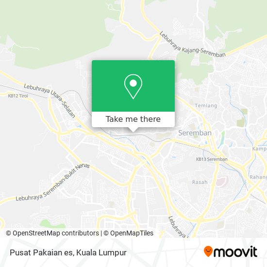 Pusat Pakaian es map