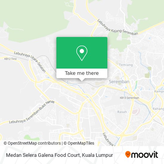 Medan Selera Galena Food Court map