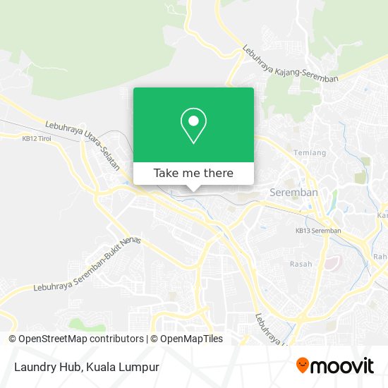 Laundry Hub map