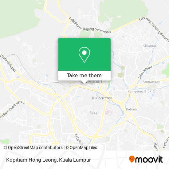 Peta Kopitiam Hong Leong