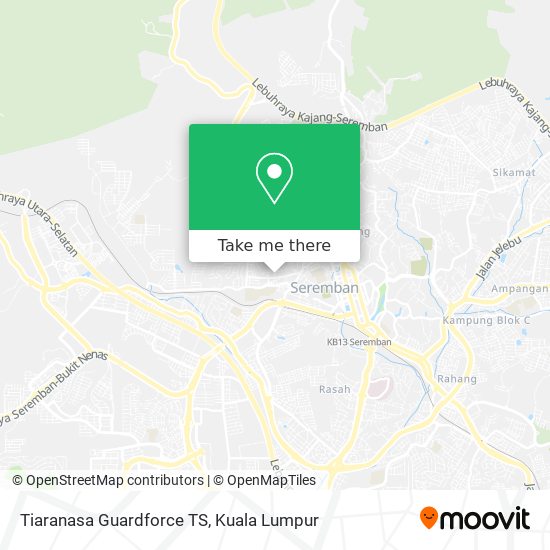 Tiaranasa Guardforce TS map