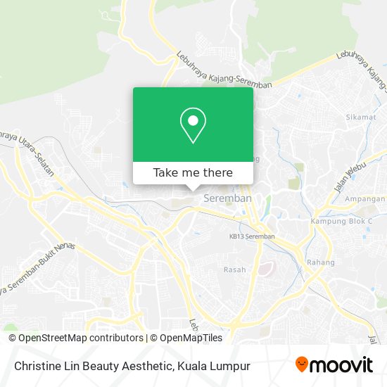 Christine Lin Beauty Aesthetic map