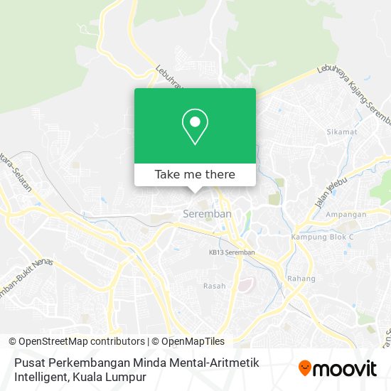 Pusat Perkembangan Minda Mental-Aritmetik Intelligent map