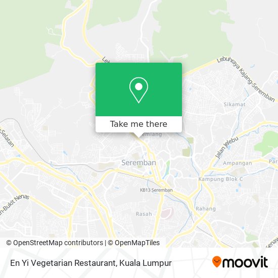 En Yi Vegetarian Restaurant map