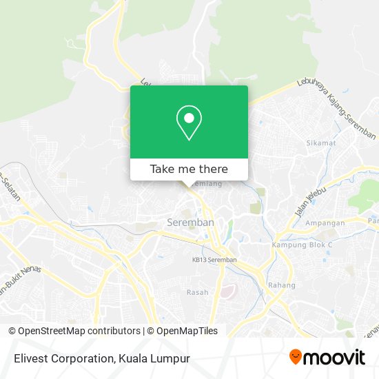 Elivest Corporation map