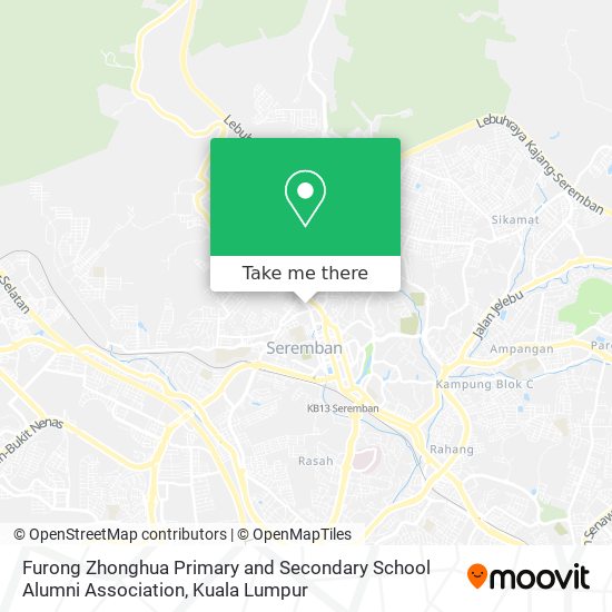 Furong Zhonghua Primary and Secondary School Alumni Association map