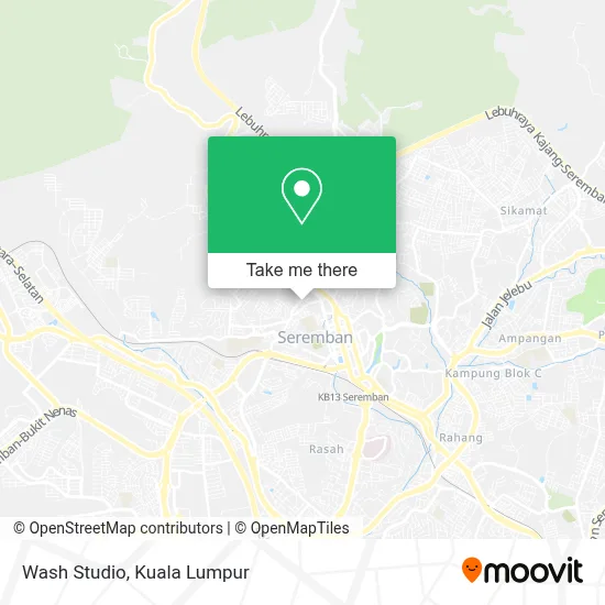 Wash Studio map