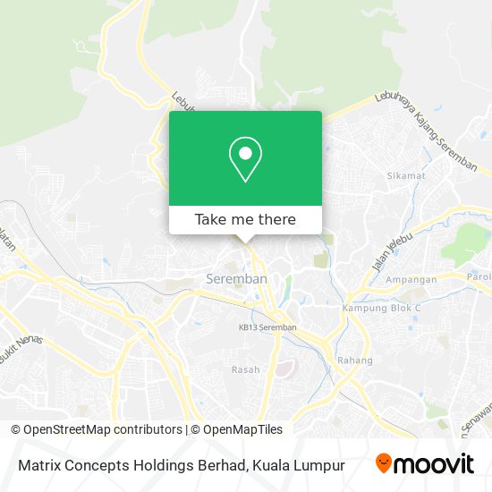 Matrix Concepts Holdings Berhad map