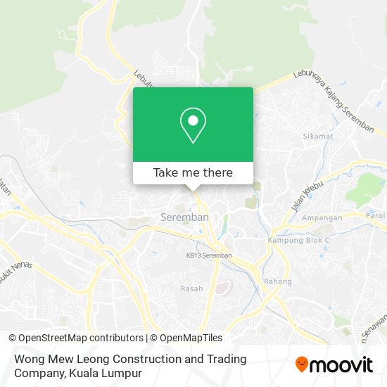Wong Mew Leong Construction and Trading Company map