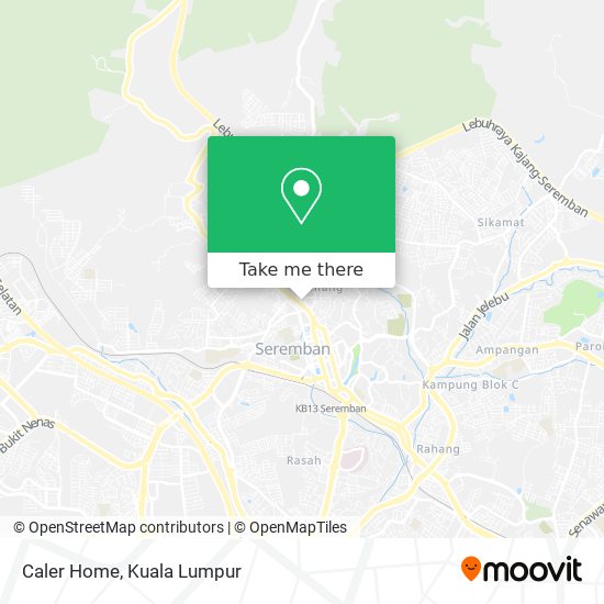 Caler Home map