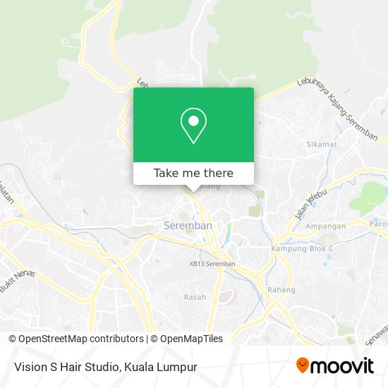 Vision S Hair Studio map