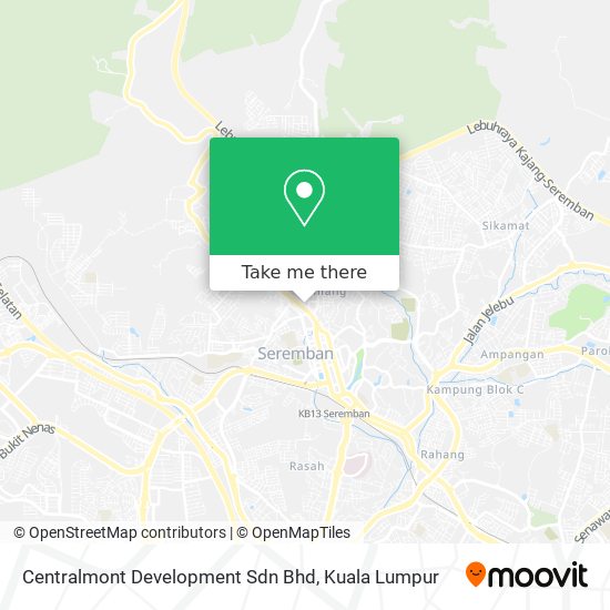 Centralmont Development Sdn Bhd map