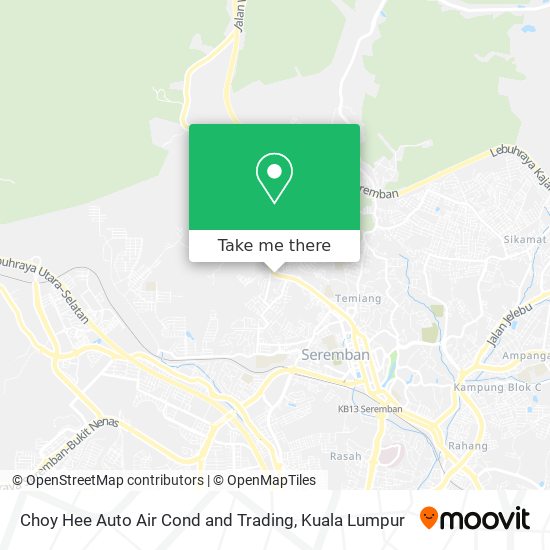 Choy Hee Auto Air Cond and Trading map