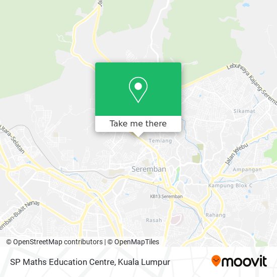 SP Maths Education Centre map