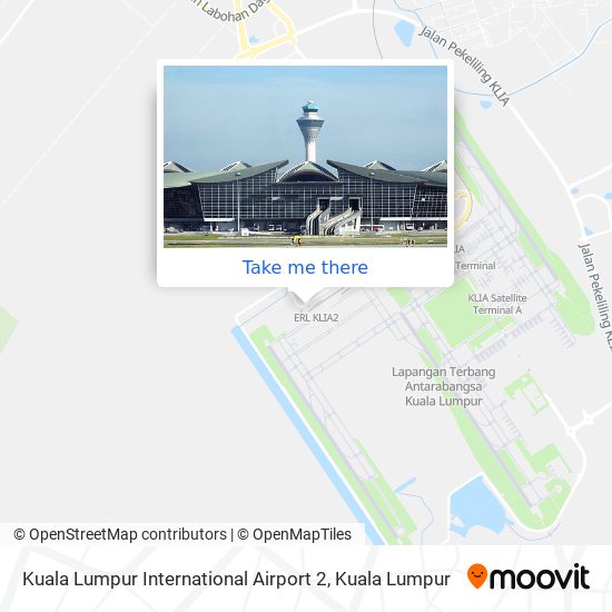 Kuala Lumpur International Airport 2 map