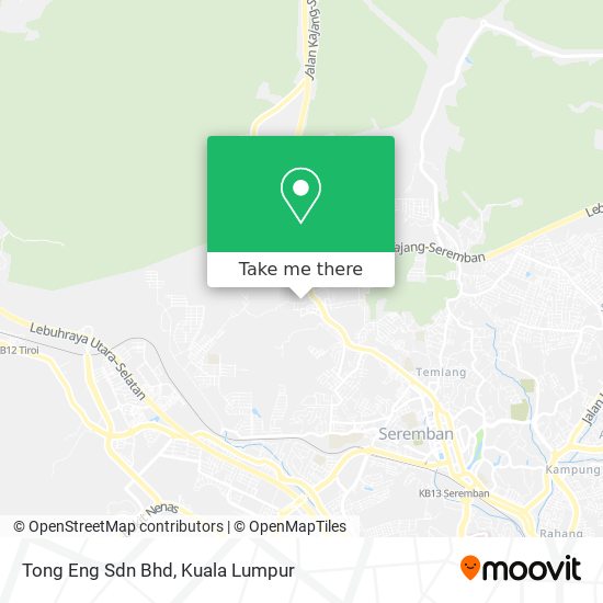 Tong Eng Sdn Bhd map