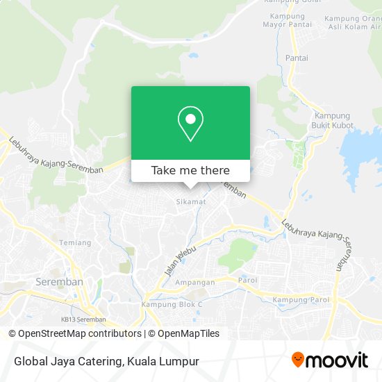 Global Jaya Catering map