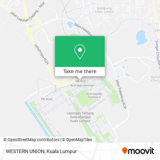 WESTERN UNION map