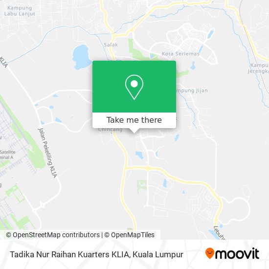 Tadika Nur Raihan Kuarters KLIA map