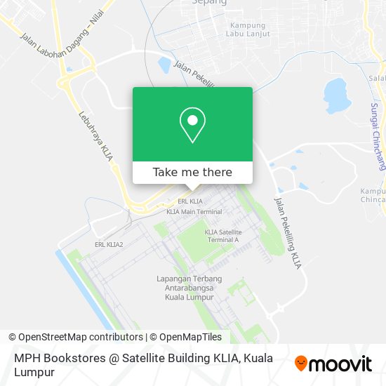 MPH Bookstores @ Satellite Building KLIA map