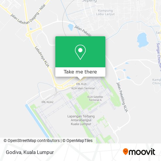 Godiva map