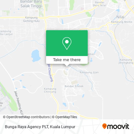 Bunga Raya Agency PLT map