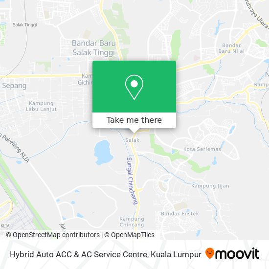 Hybrid Auto ACC & AC Service Centre map