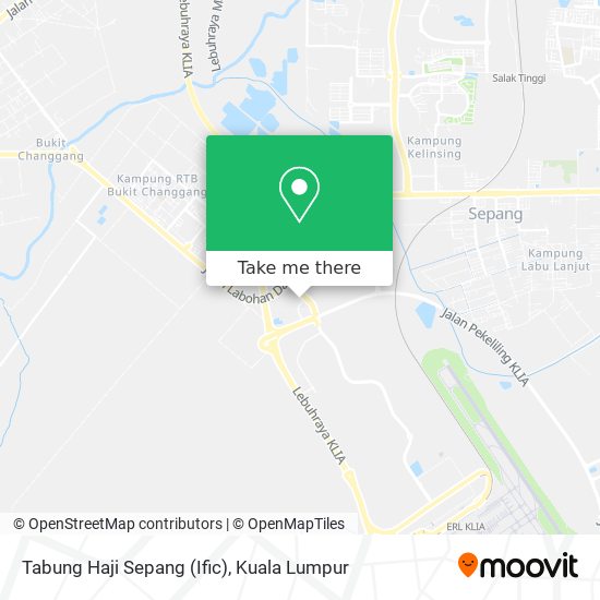 Tabung Haji Sepang (Ific) map