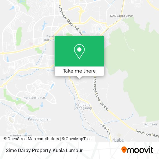 Sime Darby Property map