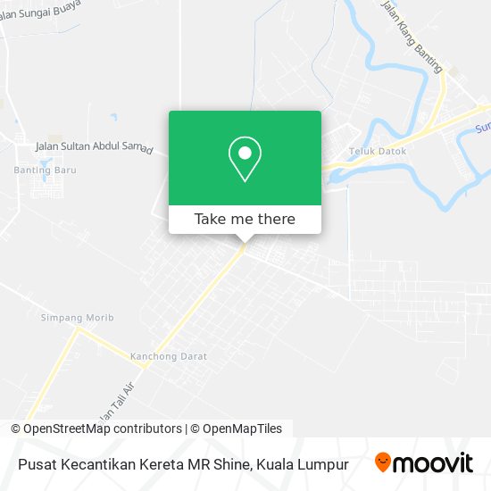 Pusat Kecantikan Kereta MR Shine map